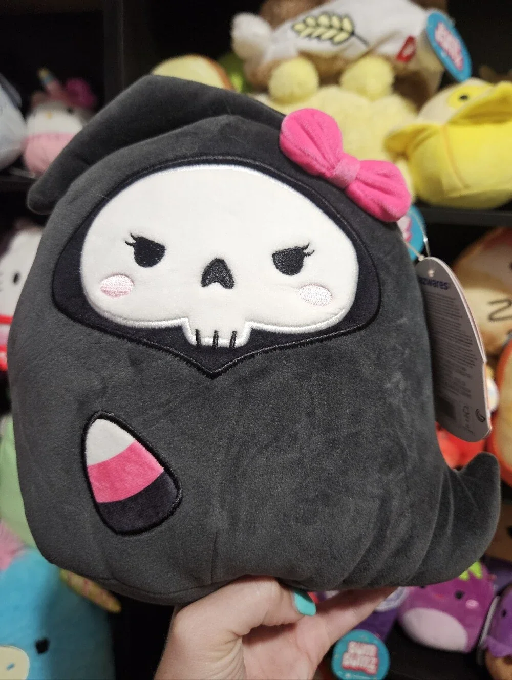 NWT Squishmallows Black Grim Reaper 8